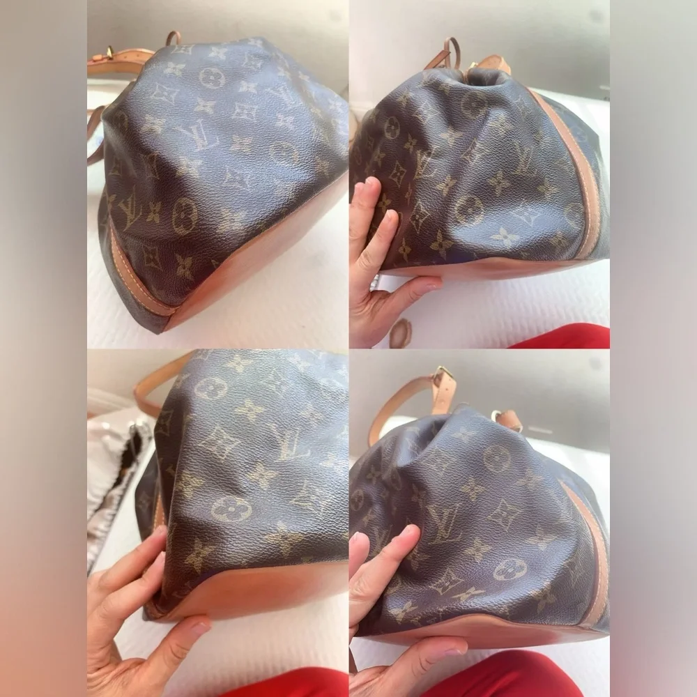 Louis Vuitton Petit Noé Monogram Bucket Bag Made in‎ France 2015
